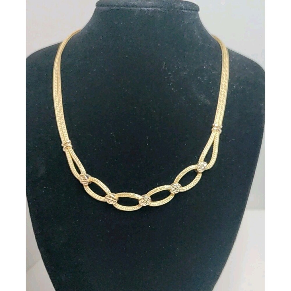 14 K Yellow Gold Double Rope Necklace Select Jewelry Inc Italy 18.19 G